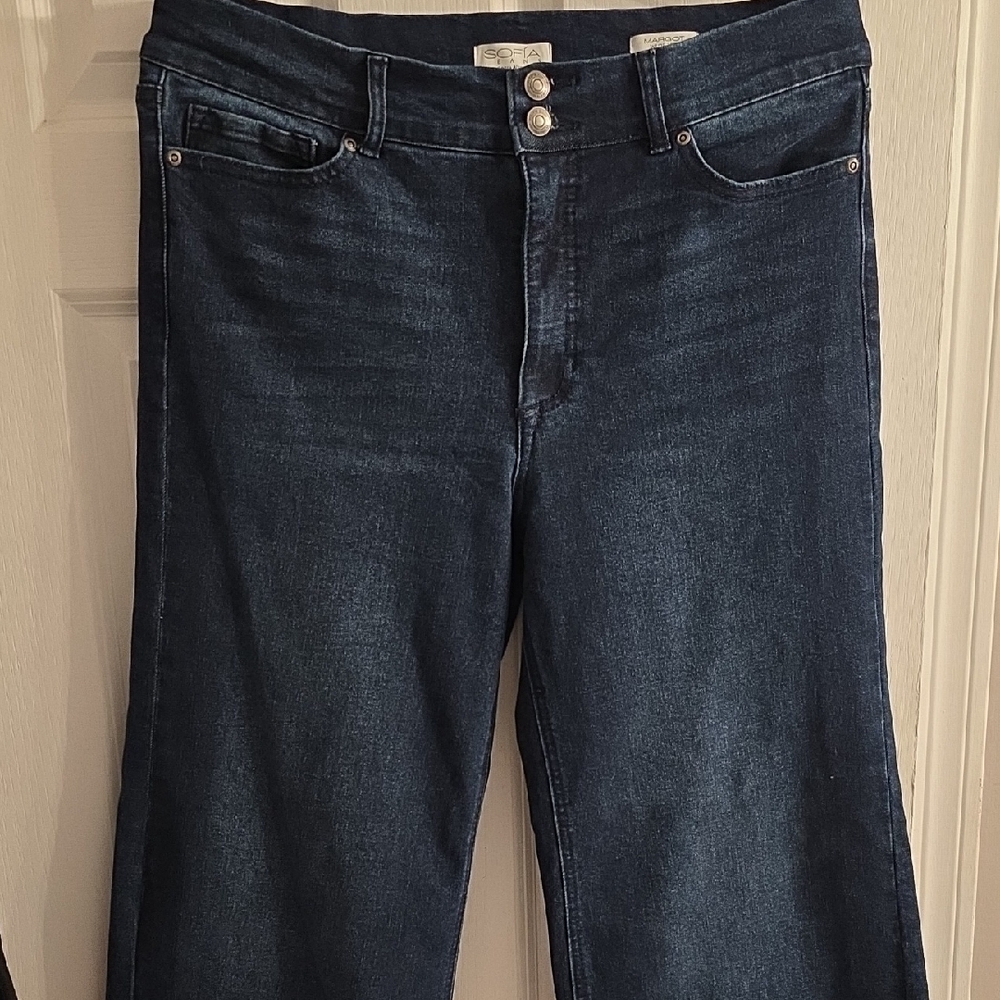 Sofia by Sofia Vergara Dark Indigo Flare Jeans